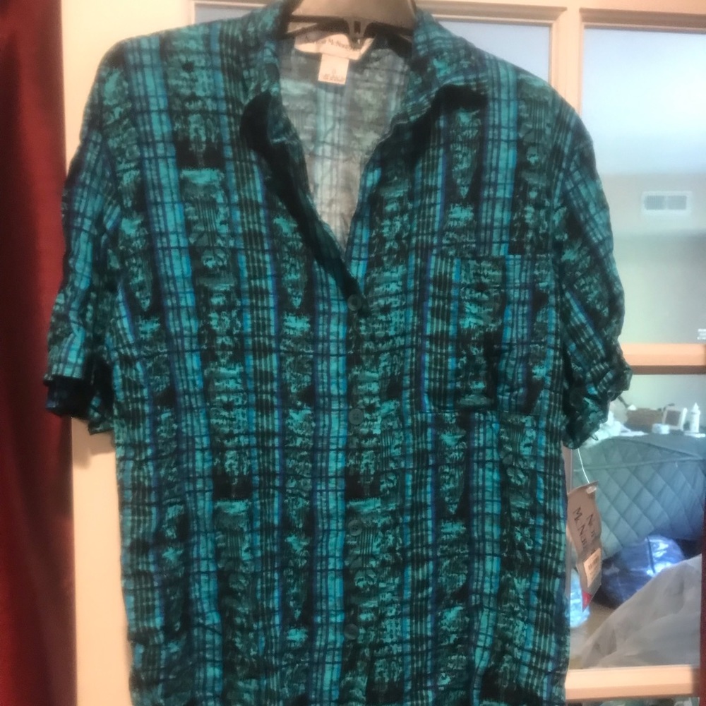 Norton McNaughton blouse and shorts set